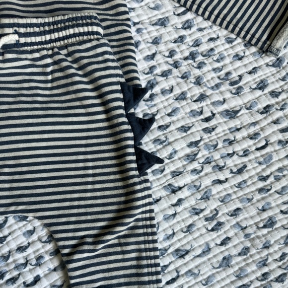 Tucker + Tate Striped Dino Sweatsuit Set - Picture 3 of 9